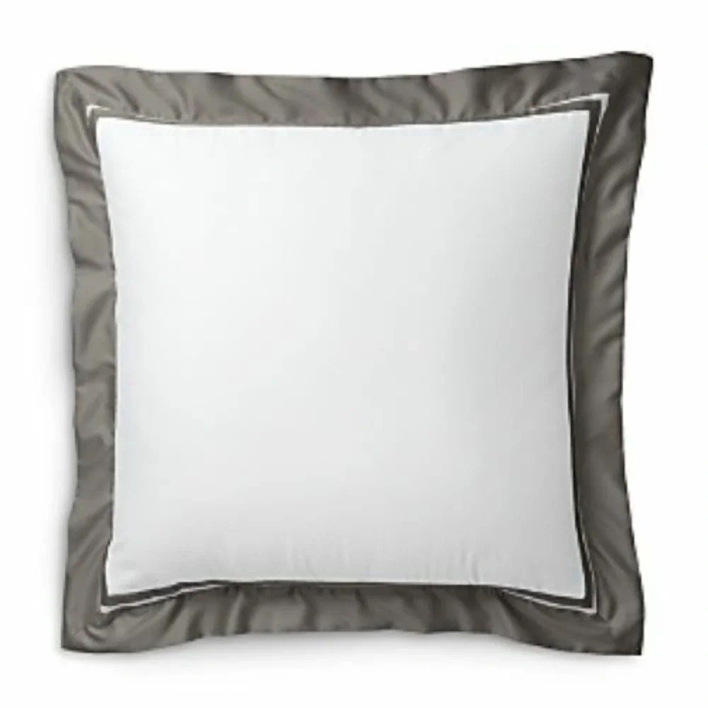 Ralph‎ Lauren Home Bowery European Euro Sham Metro Gray $145 New
